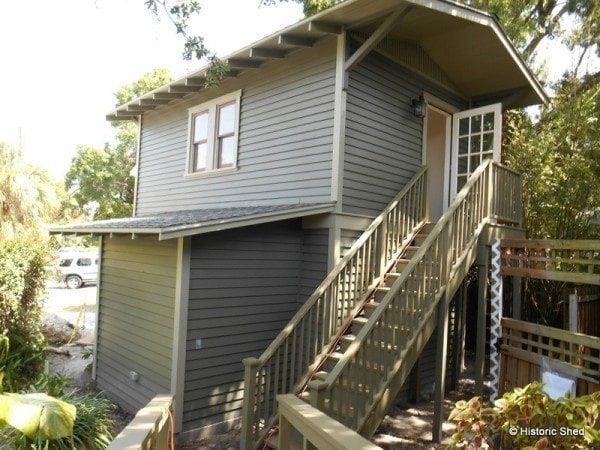 Historic Shed Goes Two-Story - Historic Shed