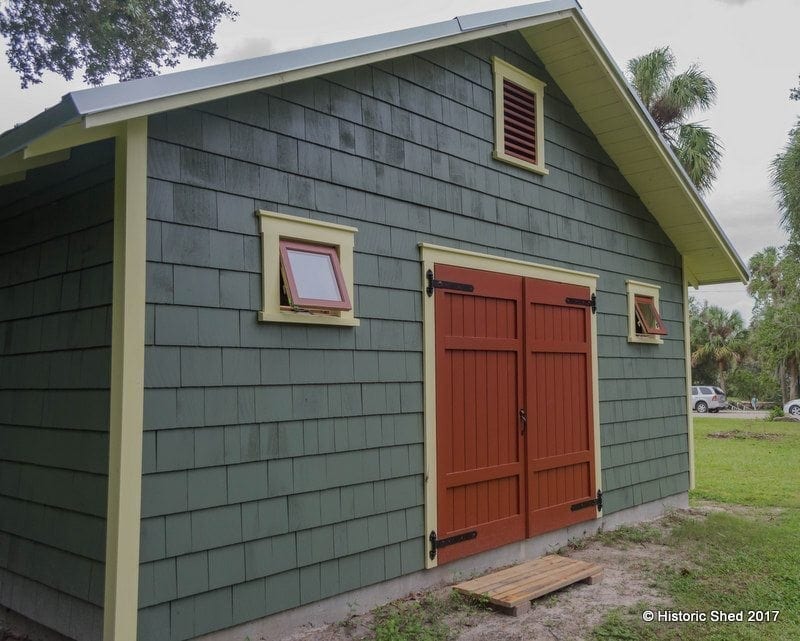 Shingle Workshop Shed | Historic Shed | Florida